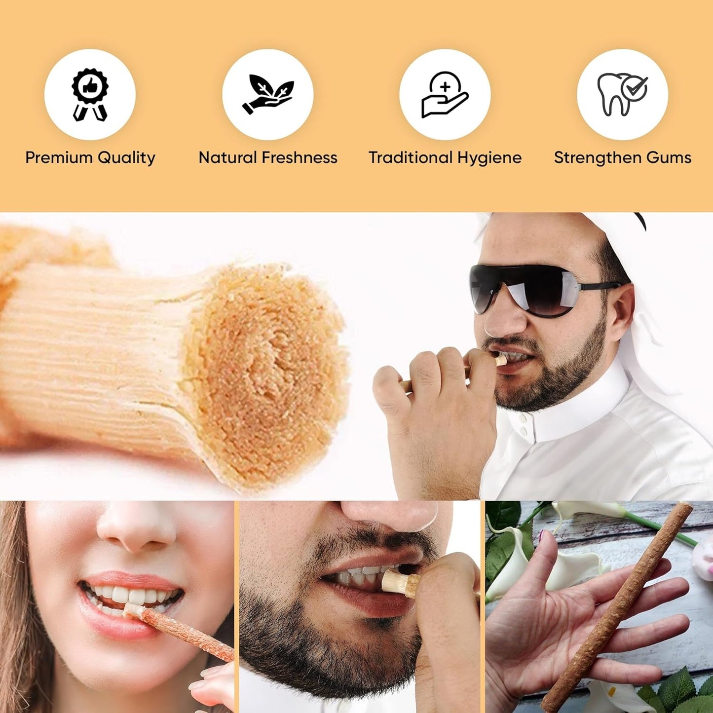 EcoMouthCare Miswak – Nature’s Ancient Toothbrush for a Radiant, Healthy Smile