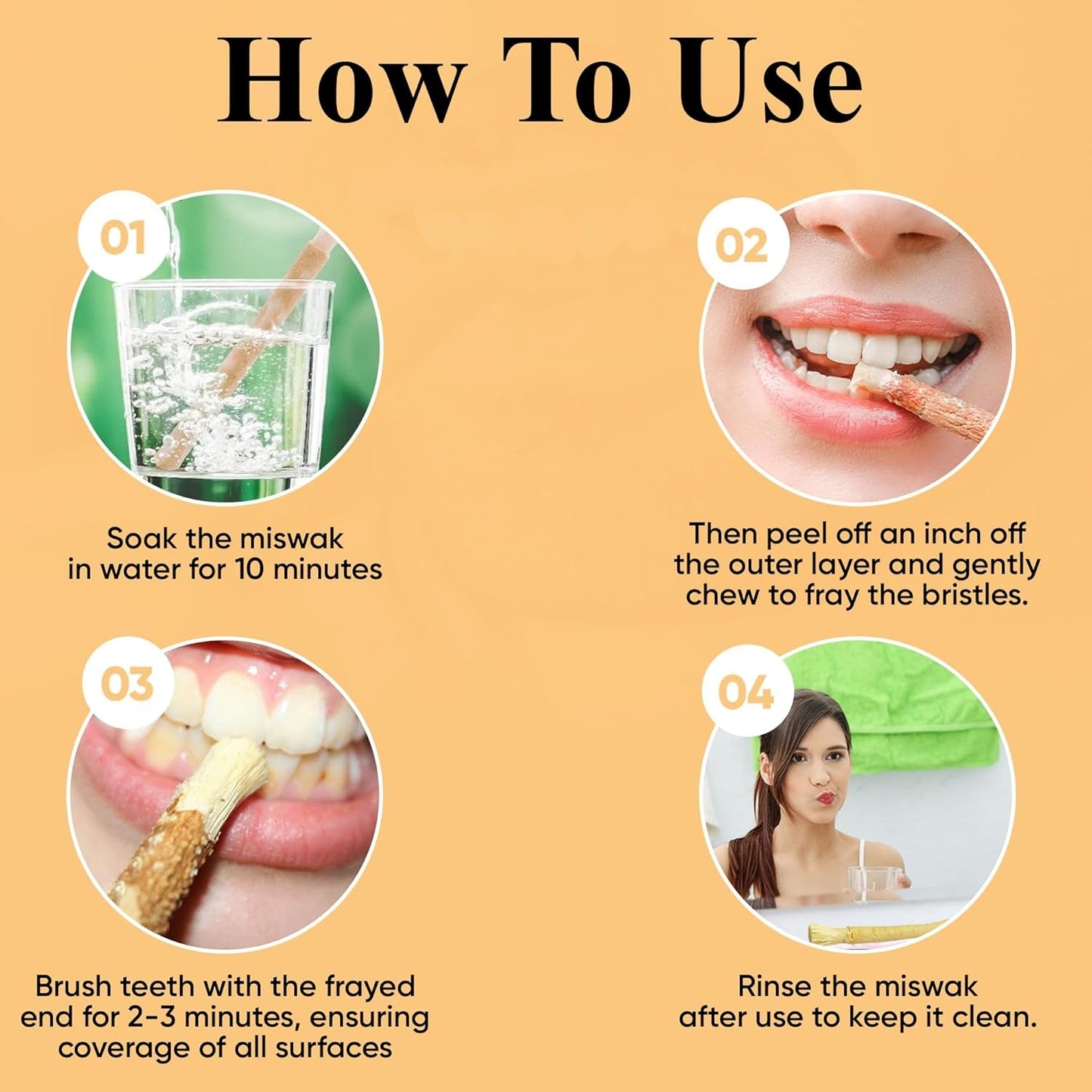EcoMouthCare Miswak – Nature’s Ancient Toothbrush for a Radiant, Healthy Smile
